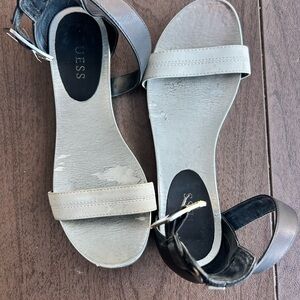 GUESS Two-Tone Sandals
